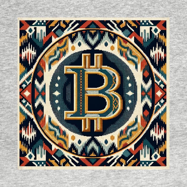 Crypto Tapestry: Traditional Weaves Meet Modern Wealth by heartyARTworks